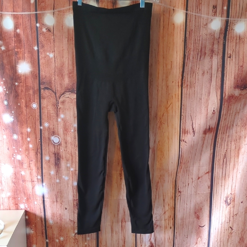 SPANX Classic Black Leggings Size Large High Waist